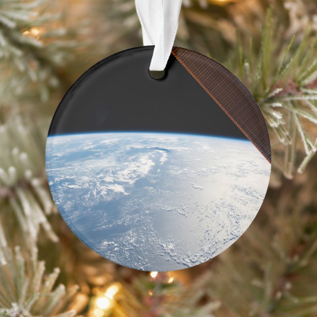 Sunglint Beams Off The Waters Of The Pacific Ocean Ornament (Tree)