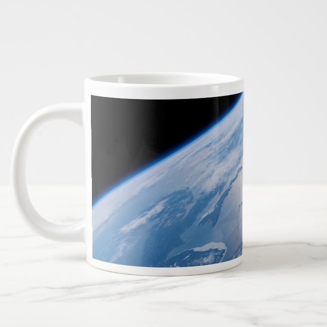 Sunglint Off The Gulf Of St. Lawrence In Canada. Large Coffee Mug (Left)