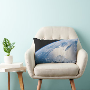 Sunglint Off The Gulf Of St. Lawrence In Canada. Lumbar Cushion