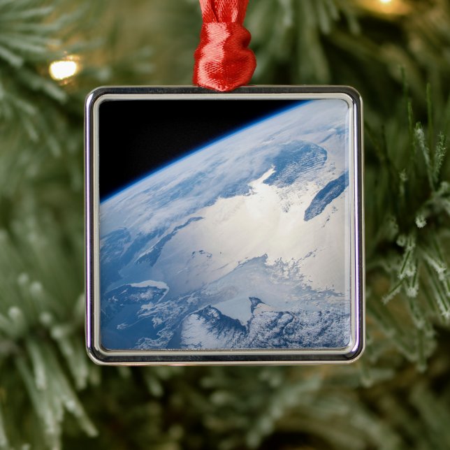 Sunglint Off The Gulf Of St. Lawrence In Canada. Metal Ornament (Tree)