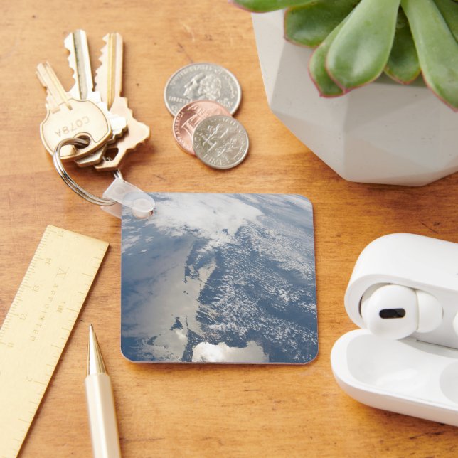Sunglint On The Massachusetts Coastline. Key Ring (Desk)