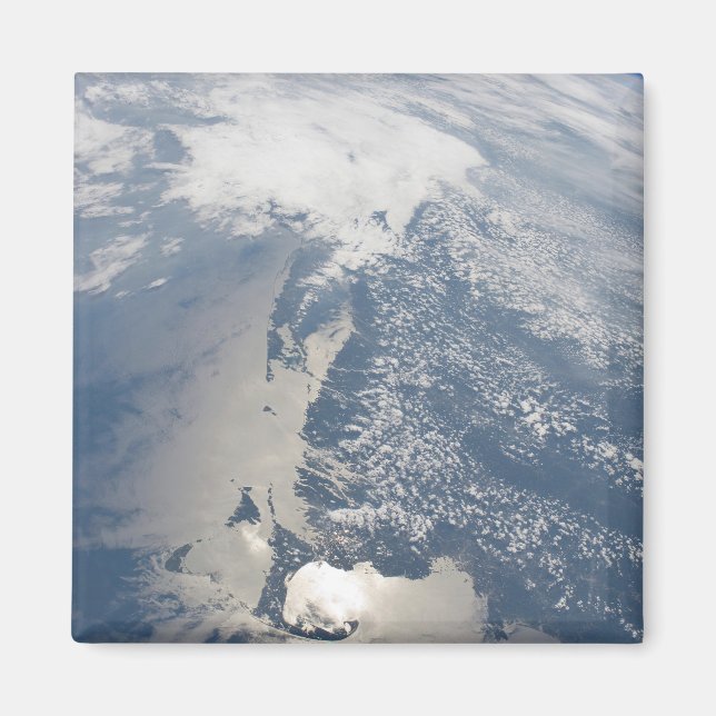 Sunglint On The Massachusetts Coastline. Magnet (Front)