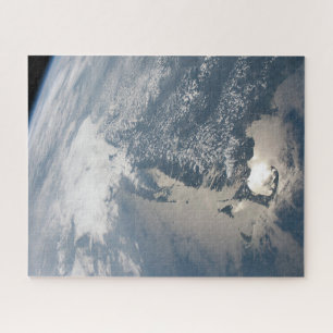 Sunglint On The Waters Of Earth. Jigsaw Puzzle
