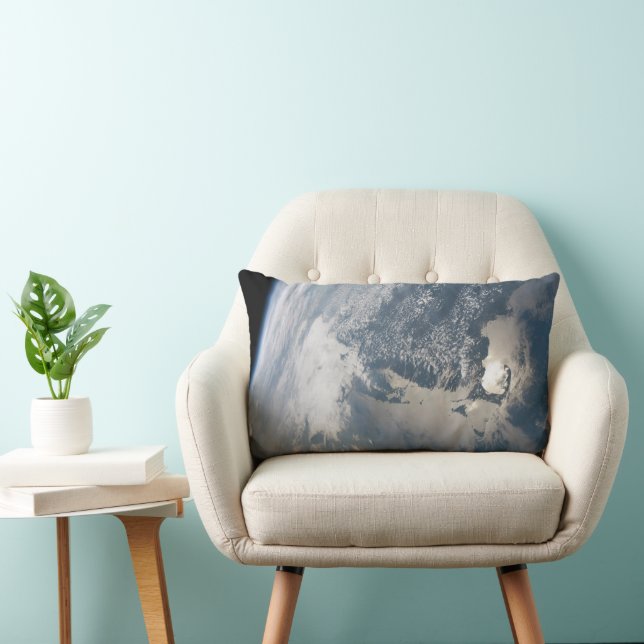 Sunglint On The Waters Of Earth. Lumbar Cushion (Chair)