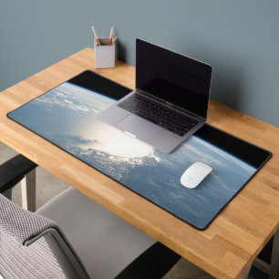 Sunglint Reflects Off The Gulf Of Mexico Desk Mat