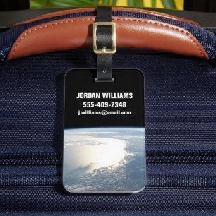 Sunglint Reflects Off The Gulf Of Mexico Luggage Tag