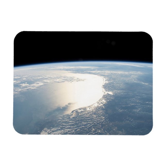 Sunglint Reflects Off The Gulf Of Mexico Magnet (Horizontal)