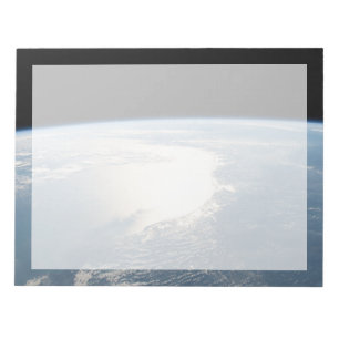 Sunglint Reflects Off The Gulf Of Mexico Notepad