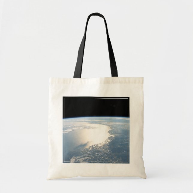 Sunglint Reflects Off The Gulf Of Mexico Tote Bag (Front)