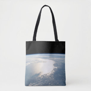 Sunglint Reflects Off The Gulf Of Mexico Tote Bag