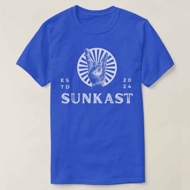 SunKast White T-Shirt (Design Front)