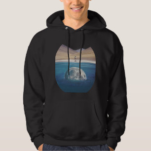 Sunken Moon Lonely Astronaut Hoodie