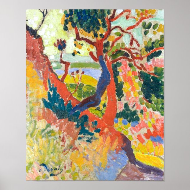 Sunken Path, L'Estaque | Andre Derain | Poster (Front)