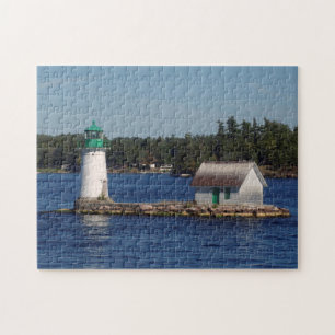 Sunken Rock Light Jigsaw Puzzle