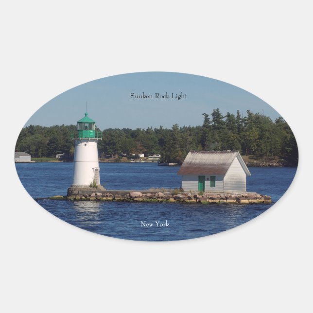Sunken Rock Light sticker (Front)