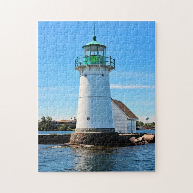 Sunken Rock Lighthouse, New YorkPuzzle Jigsaw Puzzle (Vertical)