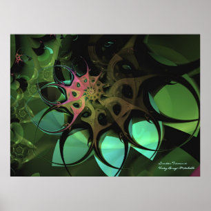 Sunken Treasure Fine Fractal Art Poster