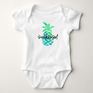 Sunkissed Green Pineapple Baby Bodysuit