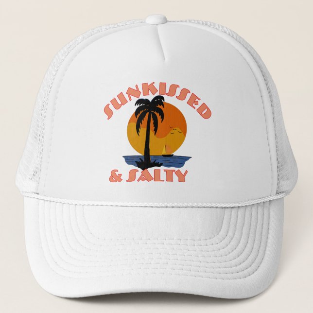 Sunkissed & Salty  Trucker Hat (Front)