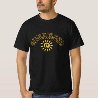 Sunkissed T Shirt  Design Summer Sea Beach Sunset 