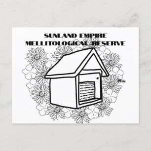 Sunland Empire Mellitological Reserve BW Postcard