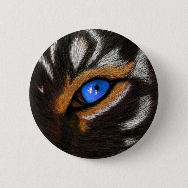 Sunless Tiger Pen 6 Cm Round Badge (Front)