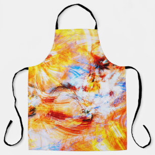 Sunlight. Abstract beautiful multicolor bright art Apron