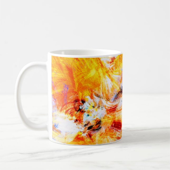 Sunlight. Abstract beautiful multicolor bright art Coffee Mug (Left)