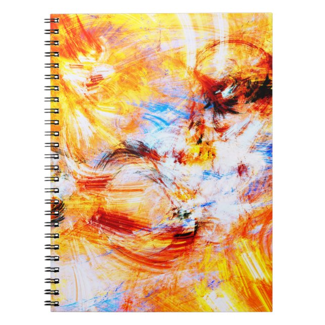 Sunlight. Abstract beautiful multicolor bright art Notebook (Front)
