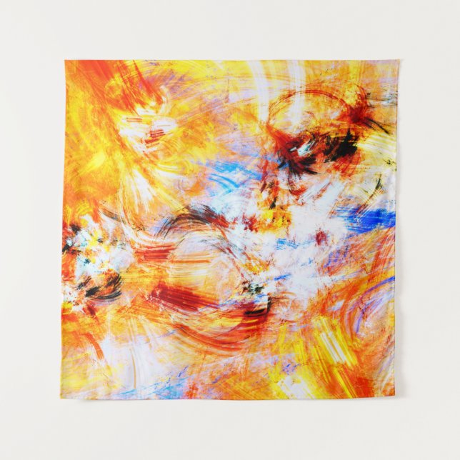 Sunlight. Abstract beautiful multicolor bright art Tapestry (Front)