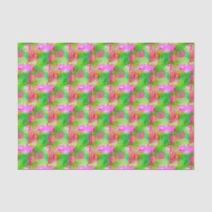 Sunlight abstract painted yellow, pink tissue paper