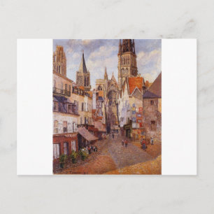 Sunlight, Afternoon, La Rue de l'Epicerie, Rouen Postcard