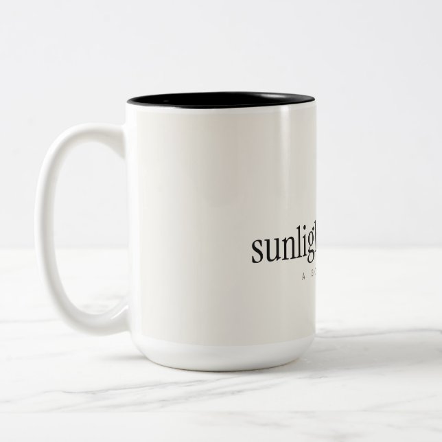 Sunlight and Silence Plant Lover Two Tone Mug (Left)
