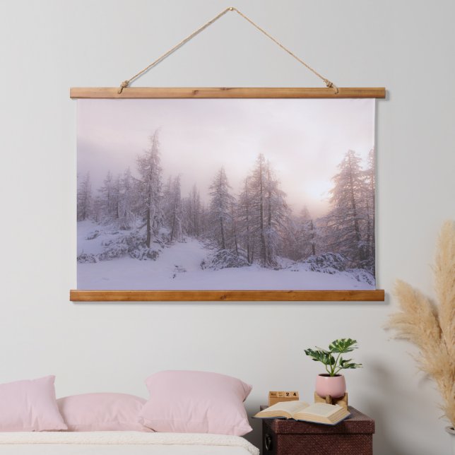 Sunlight and spruce forest hanging tapestry (Bedroom)