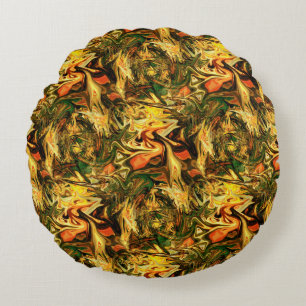 Sunlight Dancing...... Round Cushion