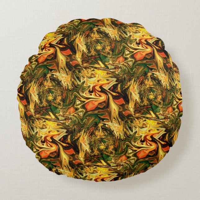 Sunlight Dancing...... Round Cushion (Front)