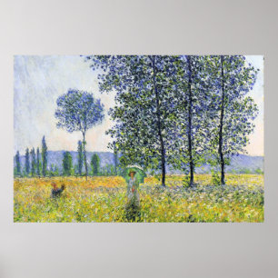 Sunlight Effect under the Poplars Claude Monet Poster