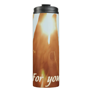 Sunlight Hands Aesthetic Thermal Mug