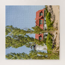 Sunlight on Point Betsie Lighthouse