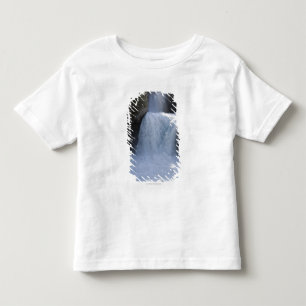 Sunlight On Waterfalls On The Side Of A Mountain Toddler T-Shirt