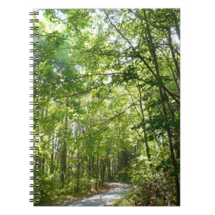 Sunlight on Wooded Path at Centennial Park Notebook