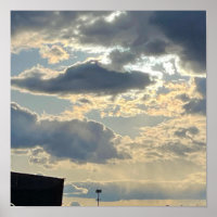 Sunlight Peaking Through Clouds