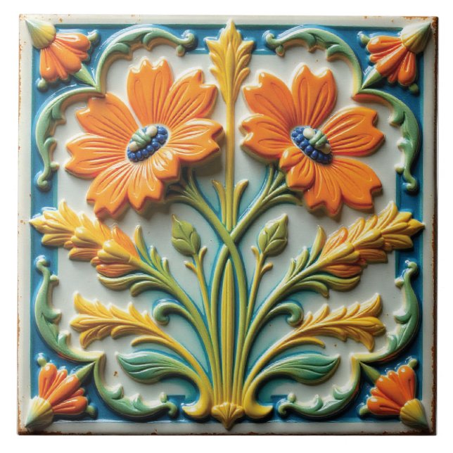 Sunlight Preserved in Porcelain Ceramic Tile (Front)