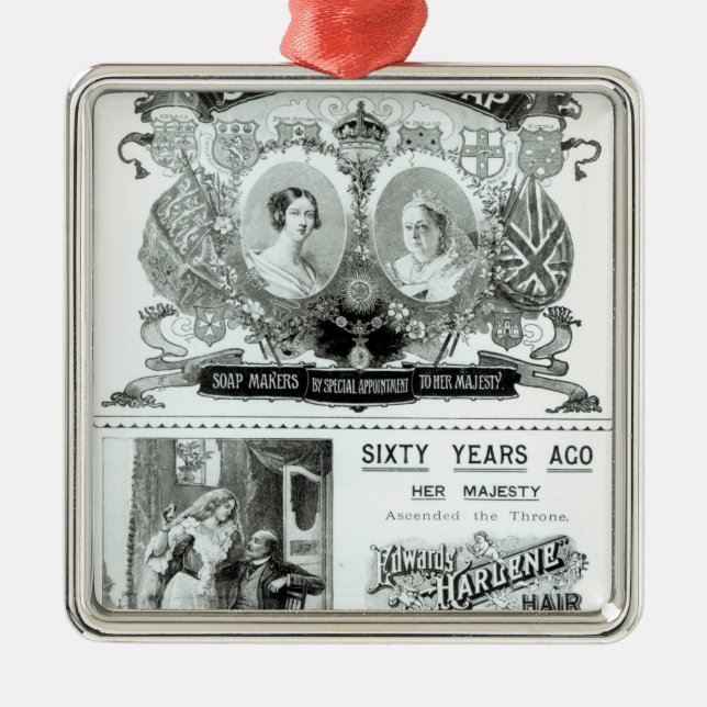 Sunlight Soap advertisement Metal Tree Decoration (Front)
