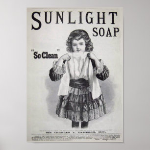 Sunlight Soap Laundry Poster