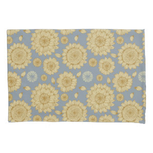 Sunlight Stillness II in Soft Blue Gray Pillowcase