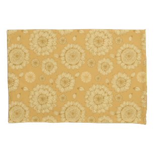 Sunlight Stillness II in Warm Amber Pillowcase