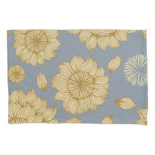 Sunlight Stillness in Soft Blue Gray Pillowcase