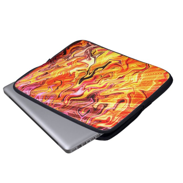 Sunlight through flames....... laptop sleeve (Front Bottom)