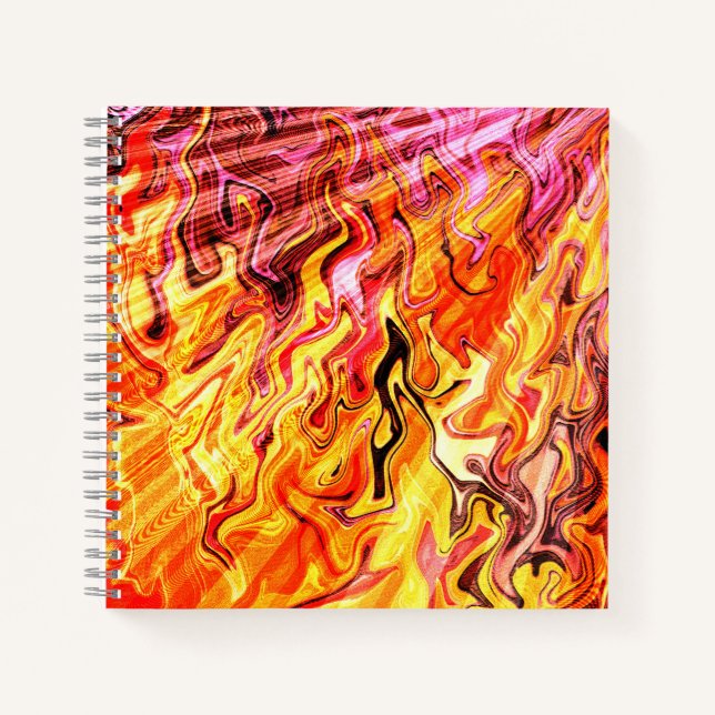 Sunlight through flames...... notebook (Front)